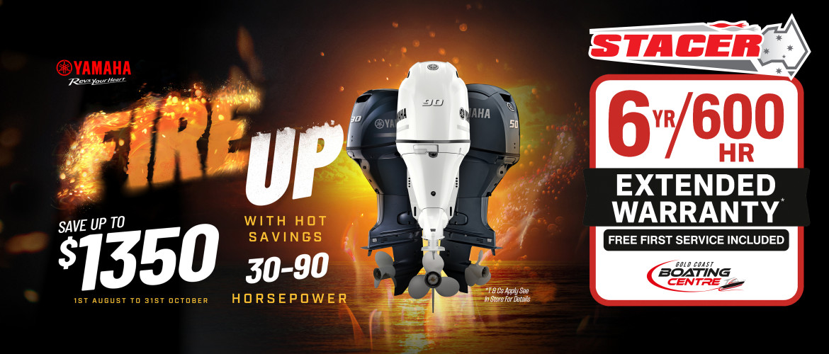 Free First Service + 6Yr Extended Warranty | Gold Coast Boating Centre