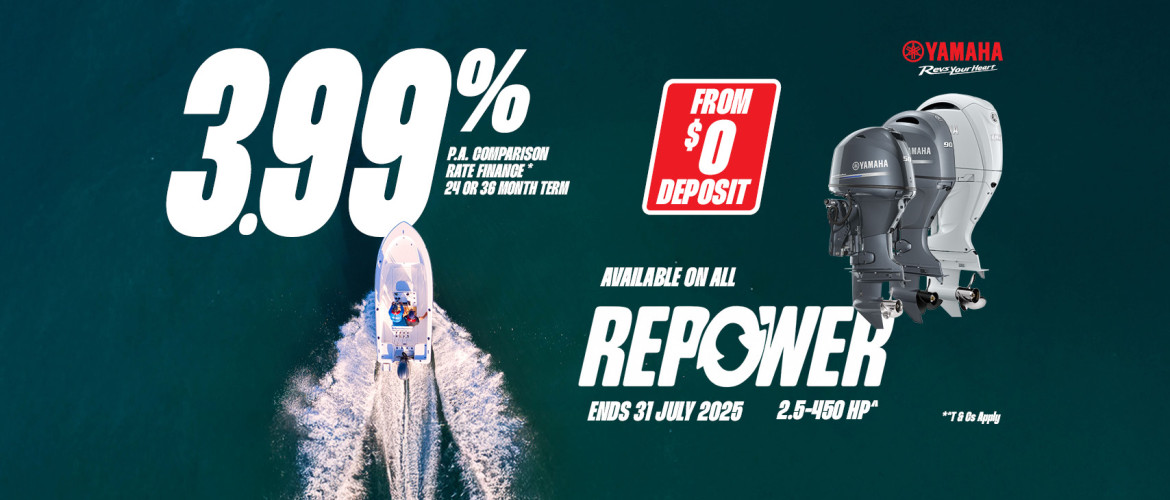 3.99% Repower Finance! | Gold Coast Boating Centre