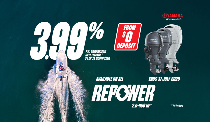 3.99% Repower Finance! | Gold Coast Boating Centre