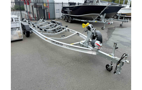 NEW Telwater/Yellowfin TAYF763200T14RB SS Aluminium Hydraulic Braked Trailer 3200kg ATM