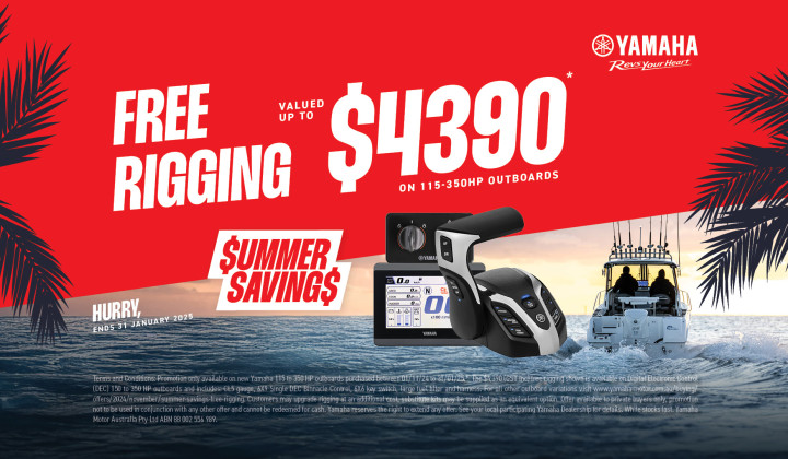 FREE RIGGING - Summer Savings | Gold Coast Boating Centre